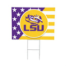 Lsu Tigers Stars & Stripes Yard Sign