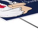 Holly Homestead Yard Sign,"Making a list Chicken it Twice", 24"x18"