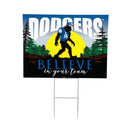 Los Angeles Dodgers Yard Sign, Bigfoot
