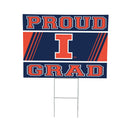 University of Illinois Yard Sign Graduate
