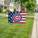 Chicago Cubs Stars & Stripes Yard Sign