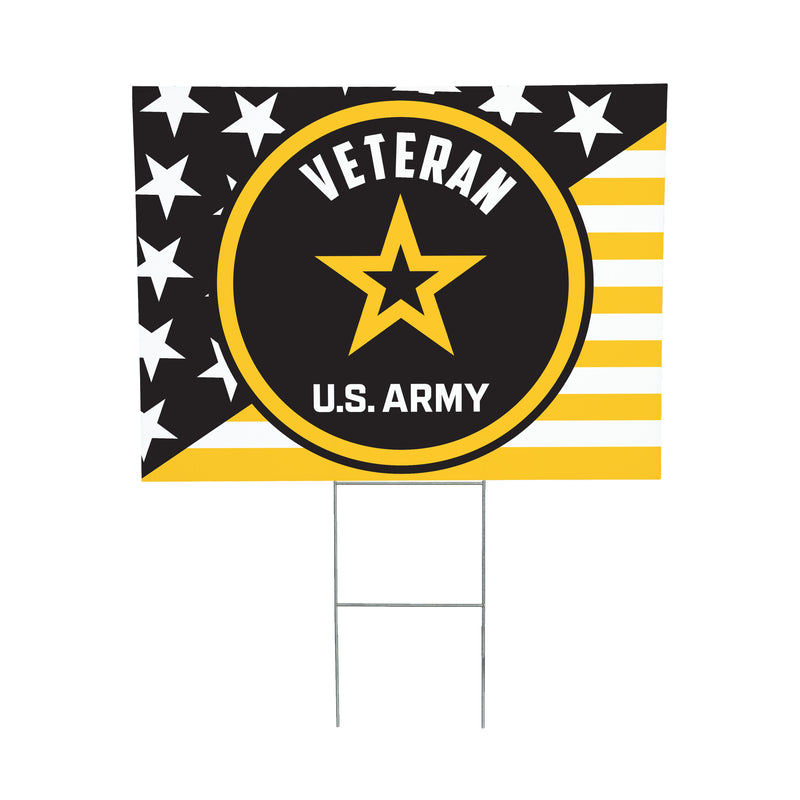 US Army Veteran Yard Sign