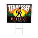 University of Tennessee Yard Sign Bigfoot