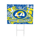 Los Angeles Rams Yard Sign, Holiday