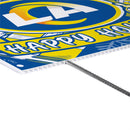 Los Angeles Rams Yard Sign, Holiday