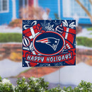 New England Patriots Yard Sign, Holiday