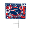 New England Patriots Yard Sign, Holiday