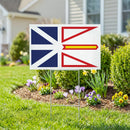 Canada Newfoundland Yard Sign with H-Stake, 24"x18"