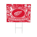 Detroit Red Wings Yard Sign, Holiday