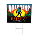 Miami Dolphins Yard Sign, Bigfoot
