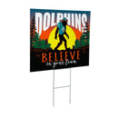 Miami Dolphins Yard Sign, Bigfoot