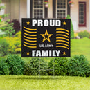 US Army Proud Family Yard Sign