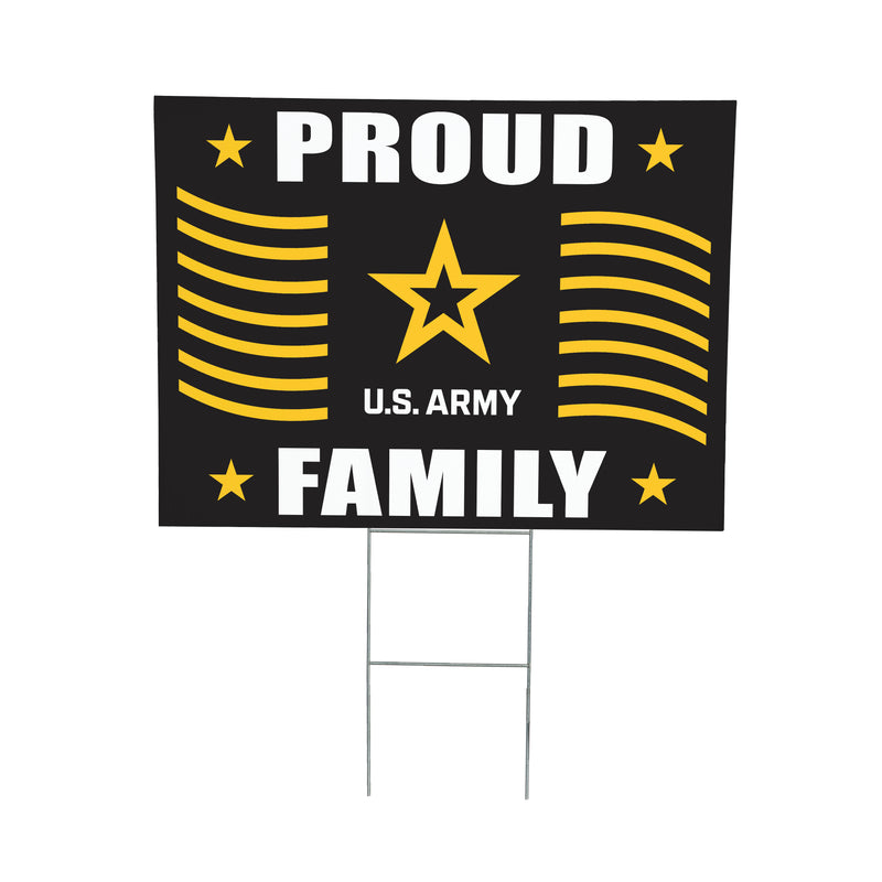 US Army Proud Family Yard Sign