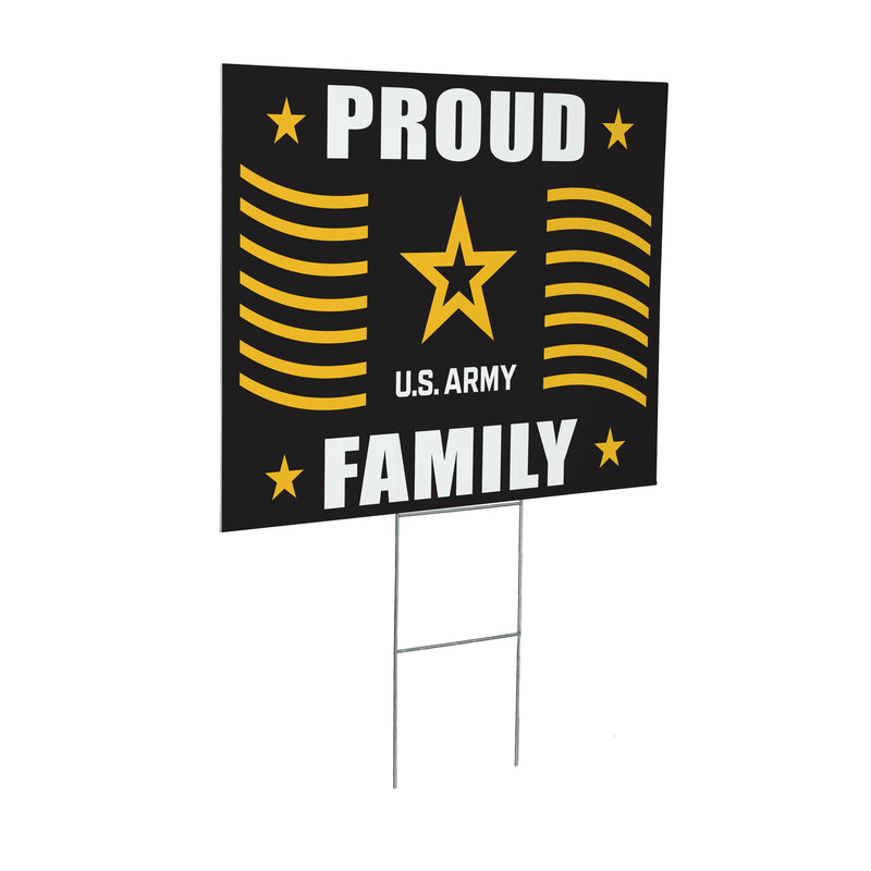 US Army Proud Family Yard Sign