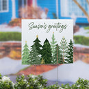Shades of Emerald Yard Sign, "Seasons Greetings", 24"x18"