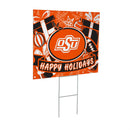 Oklahoma State University Yard Sign, Holiday