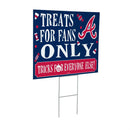 Atlanta Braves Yard Sign, Halloween Treats for Fans