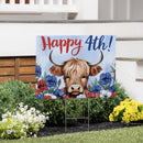 American Classic Highland Cow Yard Sign, 24"x18"