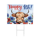 American Classic Highland Cow Yard Sign, 24"x18"