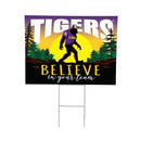Louisiana State University Yard Sign, Bigfoot