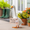 Giddy the Goose Hanging Sign, Silly Goose On The Loose