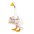 Giddy the Goose Hanging Sign, Silly Goose On The Loose