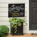 This Calls For Cake Graduation 2026 Yard Sign, "Congratulations Class of 2026", 24"x18"