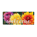 Fall Mums PVC Horizontal Yard Sign, 20"Wx 8"H