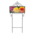 Fall Mums PVC Horizontal Yard Sign, 20"Wx 8"H