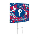 Philadelphia Phillies Yard Sign, Holiday