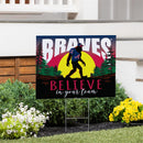 Atlanta Braves Yard Sign, Bigfoot