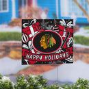 Chicago Blackhawks Yard Sign, Holiday
