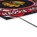 Chicago Blackhawks Yard Sign, Holiday