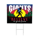 New York Giants Yard Sign, Bigfoot