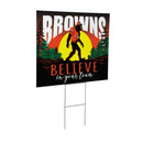 Cleveland Browns Yard Sign, Bigfoot