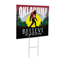 University of Oklahoma Yard Sign, Bigfoot