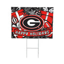 University of Georgia Yard Sign, Holiday