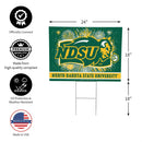 North Dakota State University Yard Sign, Patriotic
