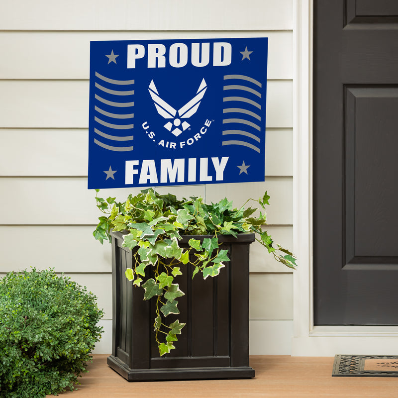 US Air Force Proud Family Yard Sign