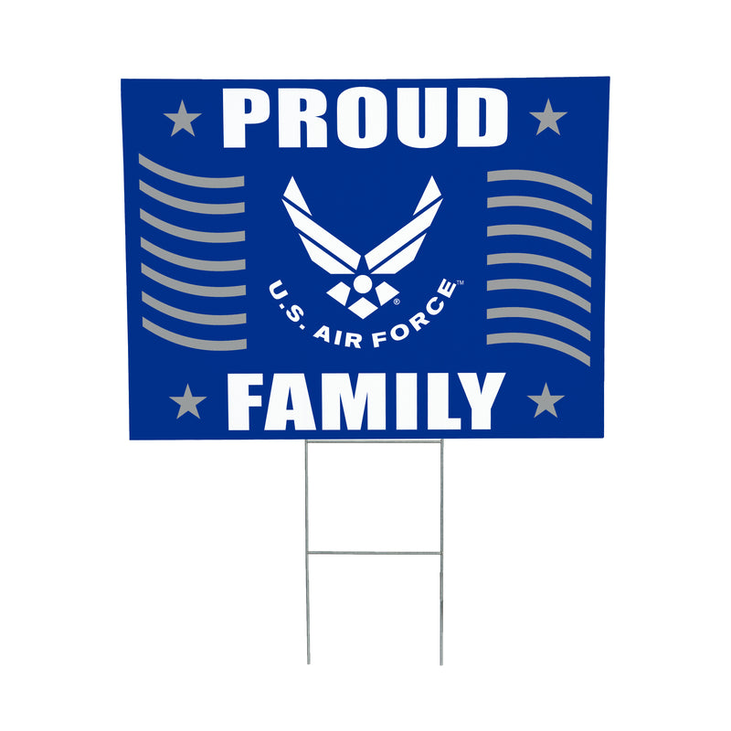 US Air Force Proud Family Yard Sign