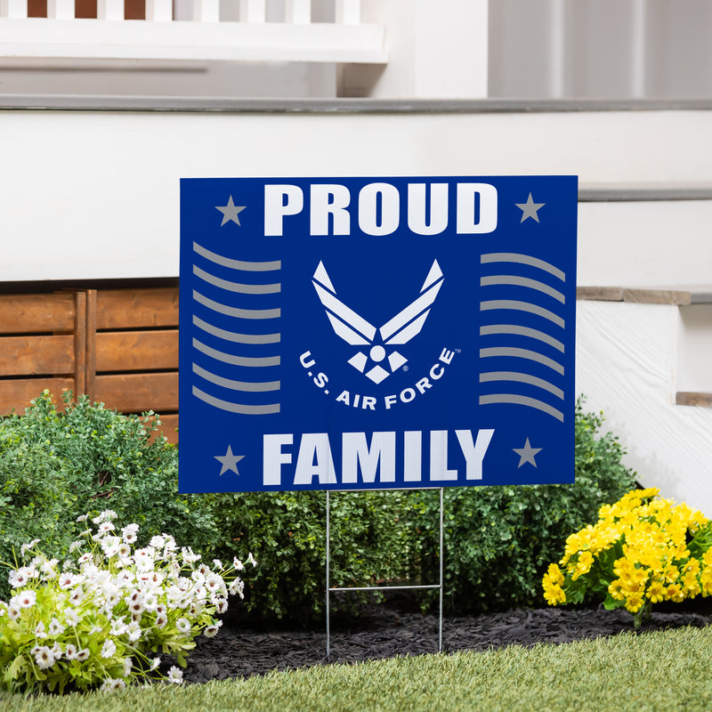 US Air Force Proud Family Yard Sign