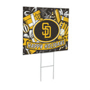 San Diego Padres Yard Sign, Holiday