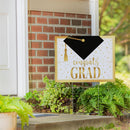This Calls For Cake Graduation Yard Sign,"Congrats Grad", 24"x18"