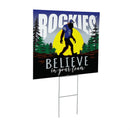 Colorado Rockies Yard Sign, Bigfoot
