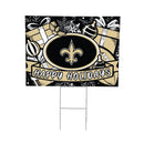 New Orleans Saints Yard Sign, Holiday