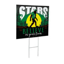Dallas Stars Yard Sign, Bigfoot