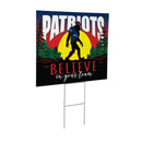 New England Patriots Yard Sign, Bigfoot