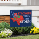 Hearts in Action for Texas Yard Sign "Stronger Than The Storm"