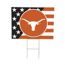 Texas Longhorns Stars & Stripes Yard Sign