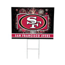 San Francisco 49ers Yard Sign, Patriotic